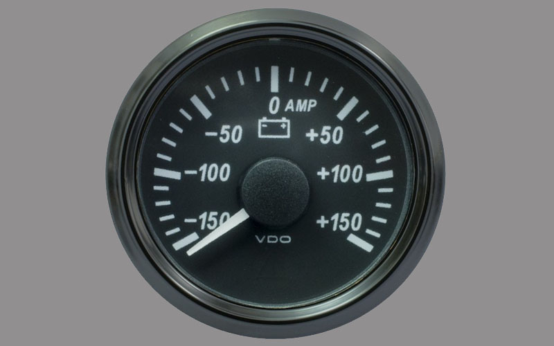 SingleViu Ammeter 150Amp Gauge